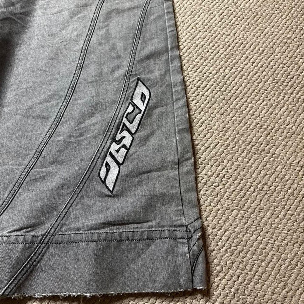 Y2K Vintage 90s skater grunge Baggy Wide leg Rave reflective Rare JNCO jeans - Picture 3 of 8